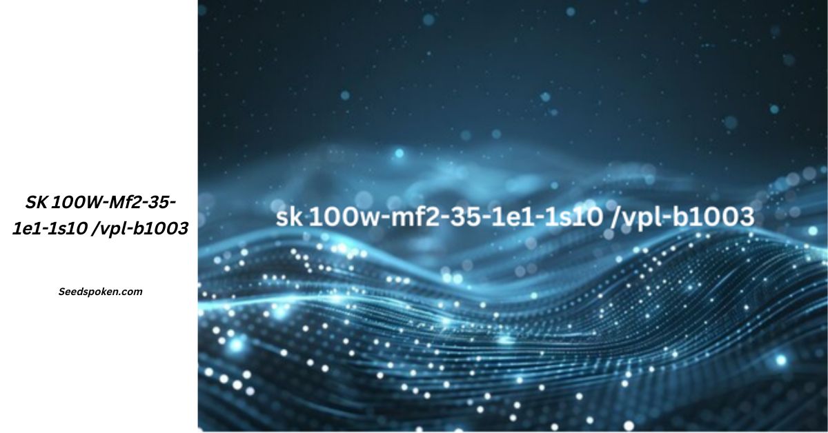 A Comprehensive Guide to SK 100W-Mf2-35-1e1-1s10 /vpl-b1003_ What You Need to Know